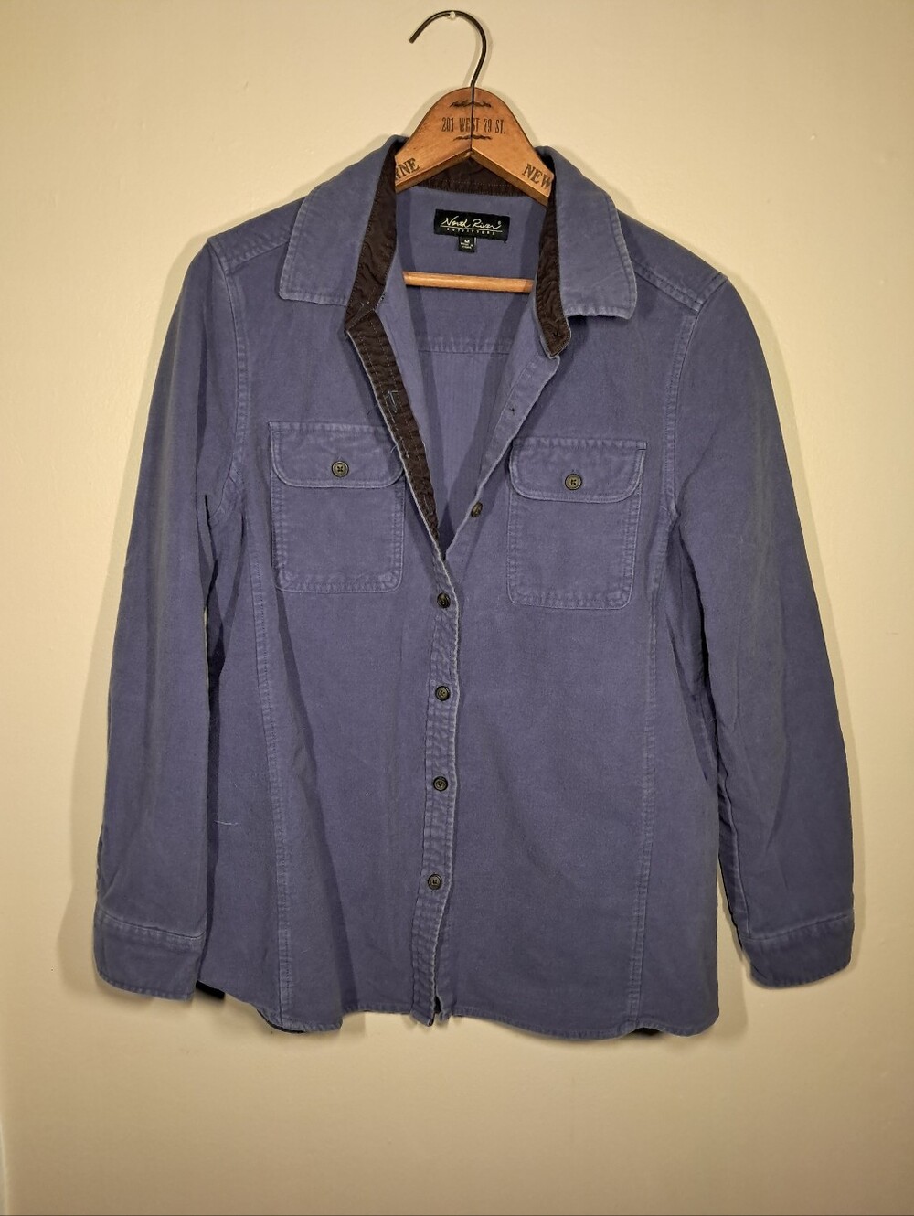 North River Outfitters Blue Blue Flannel Button Down Shirt